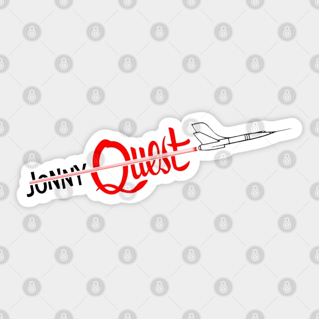 Jonny Quest Jet! Sticker by drquest